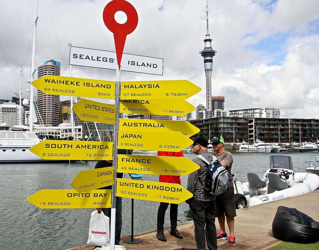 Auckland On The Water Boat Show - Day 1 - September 29, 2016 - Viaduct Events Centre - Here to next for SeaLegs? © Richard Gladwell www.photosport.co.nz